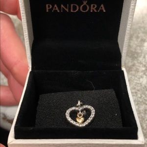 Pandora heart charm in original box